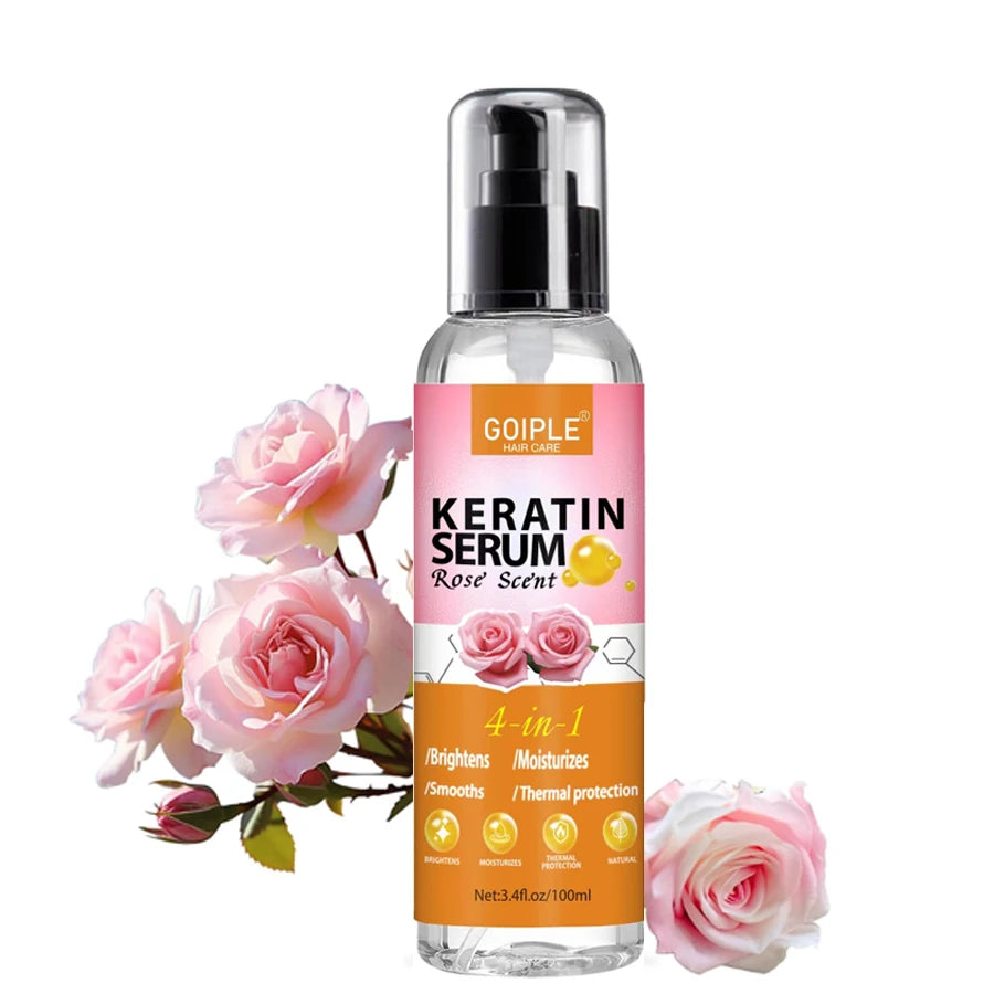 Keratin Protein Serum Repair Damaged Treatment Smooth Moisturize Curly Thermal Protector for Hair Care Conditioner Essence Oil