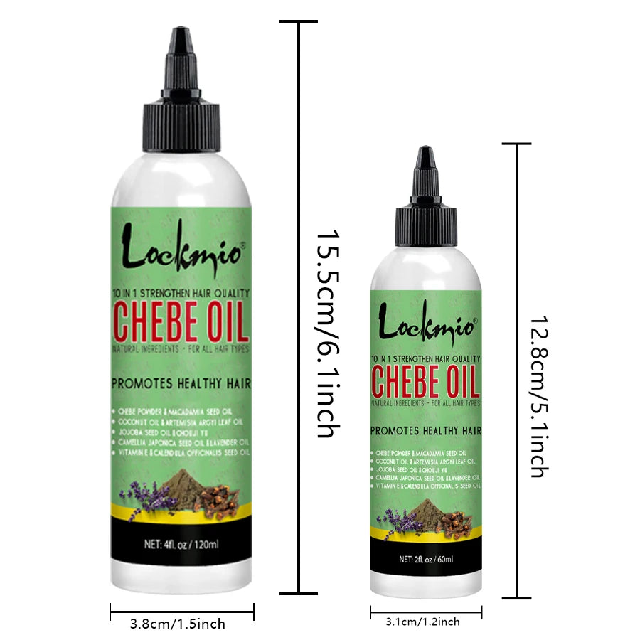 LOCKMIO Chebe Hair Oil for Scalp Soothing Nourishing Roots Hair Care Products for Men and Women Chebe Moisturizing Conditioner - NamafadStore