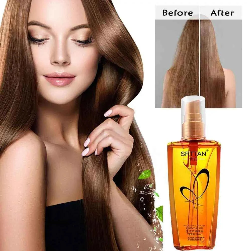 Moroccan Argan Oil Hair Serum Lightweight Hair Oil Mist For Split Ends, Frizzy Hair And Flyaways, Hair Oil Repair- Gloss Shine