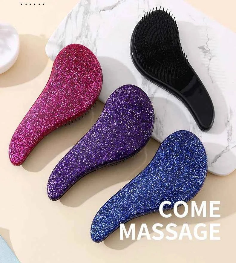 Magic Handle Detangle Hair Comb Shower Massage Hairbrush Comb Anti Static Massage Hair Brush Tangle Woman Salon Hair Accessories