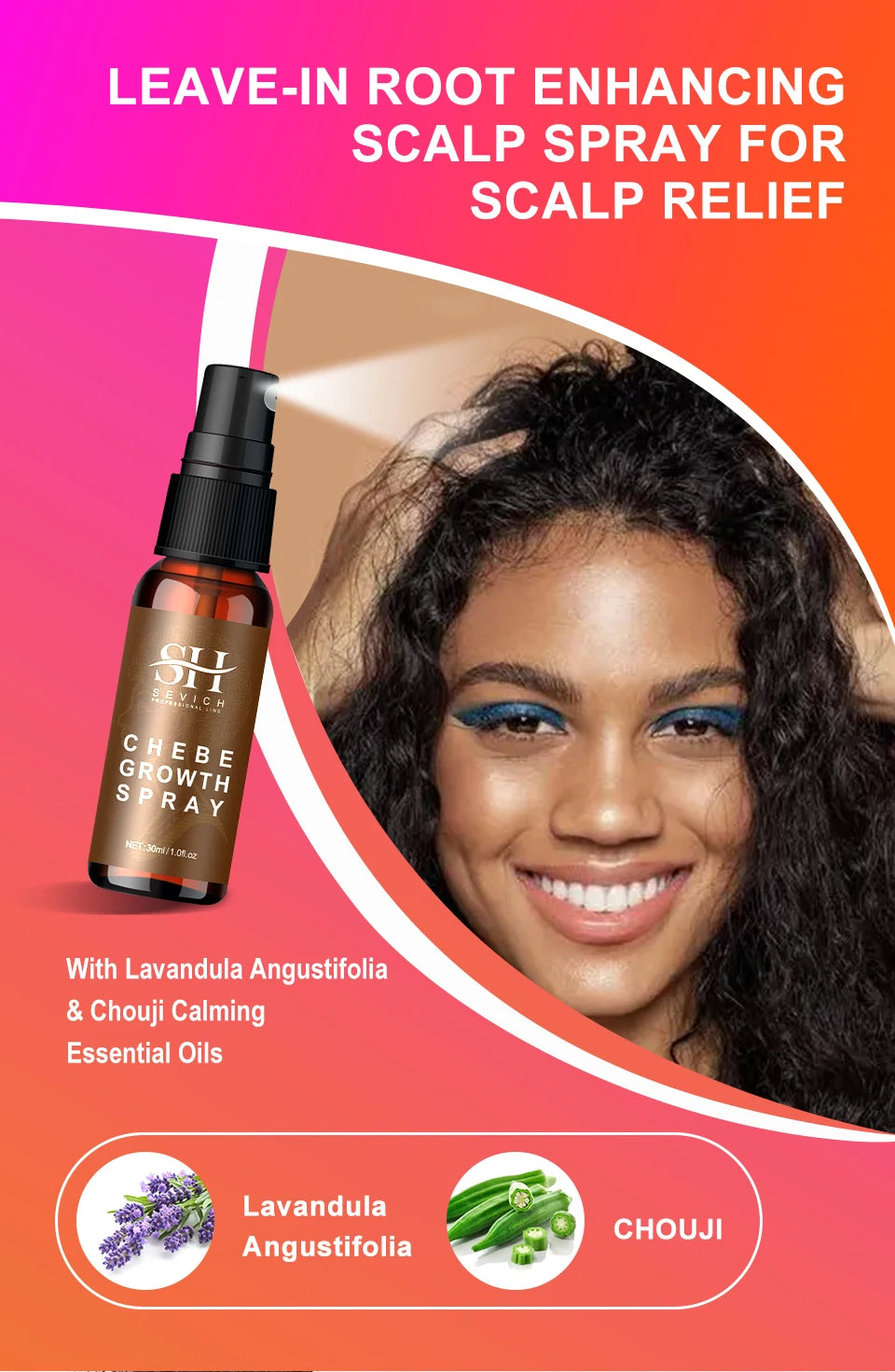 Fast Hair Growth Oil African Crazy Traction Alopecia Chebe Hair Mask Anti Hair Break Hair Strengthener Hair Loss Treatment Spray - NamafadStore