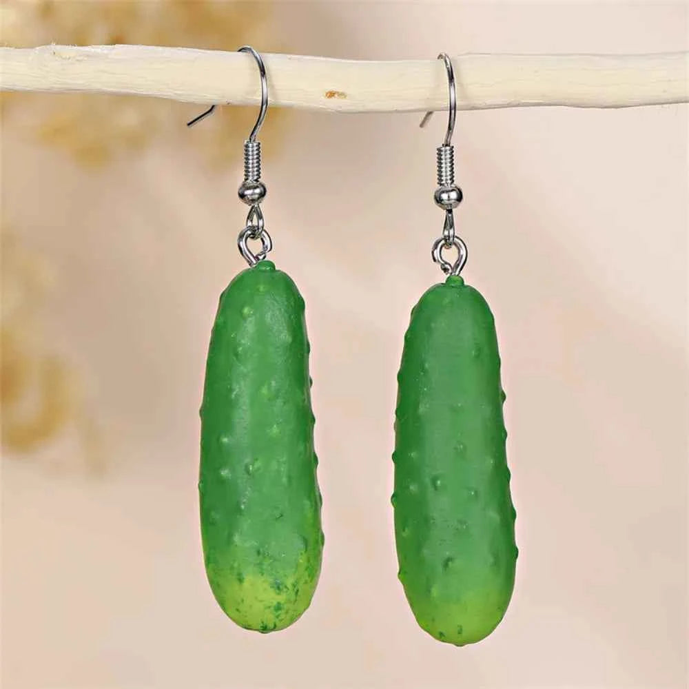 Bohemia Earrings Simulated Vegetable Dangle Earring Korean Style Broccoli Cute Earrings Lettuce, Onion Mushroom Earrings