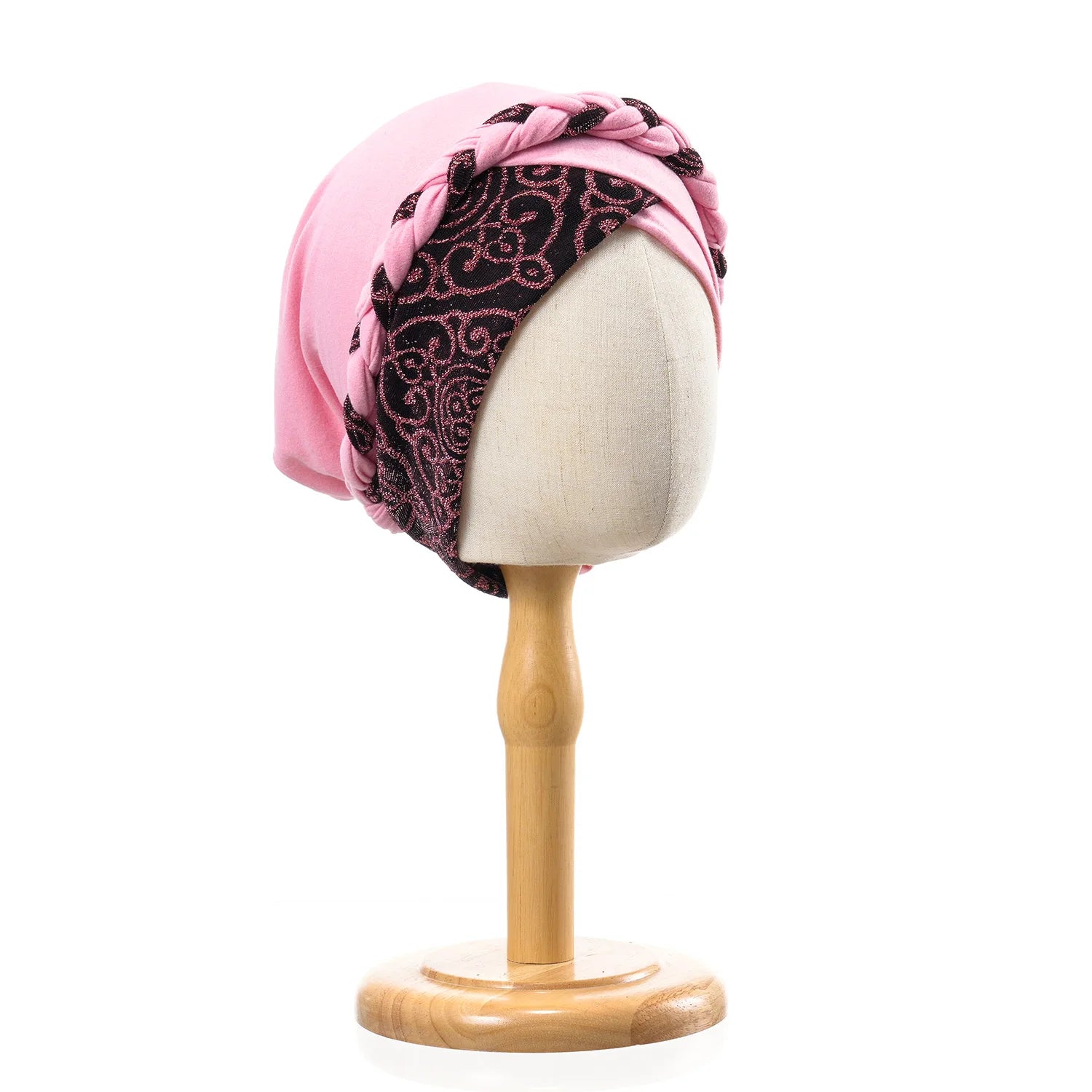 2024 Head Scarf for Muslim Women Turban Cap Ladies Islamic Print Bonnet Hat Braid Headband Turbante Mujer Beanies Hats - NamafadStore