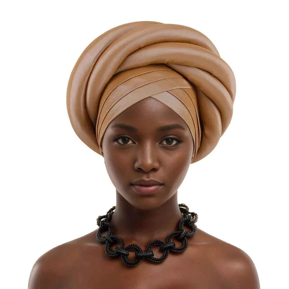 African Headtie Nigerian Auto Gele Turban Caps Female Head Wraps Already Made Wedding Geles Party Headwear Headpiece