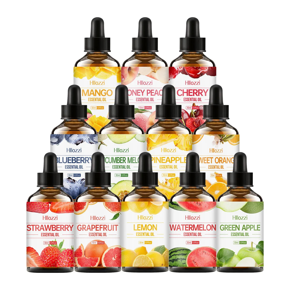 Fruit series essential oils, suitable for diffuser, candle making, car aromatherapy, suitable for multi-scene application. - NamafadStore