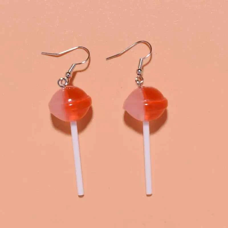 1 Pair Colored 3D Donut Food Drop Earrings For Women Kid Gift Fashion Creative Funny Kawaii Cake Charms Dangle Earrings Jewelry