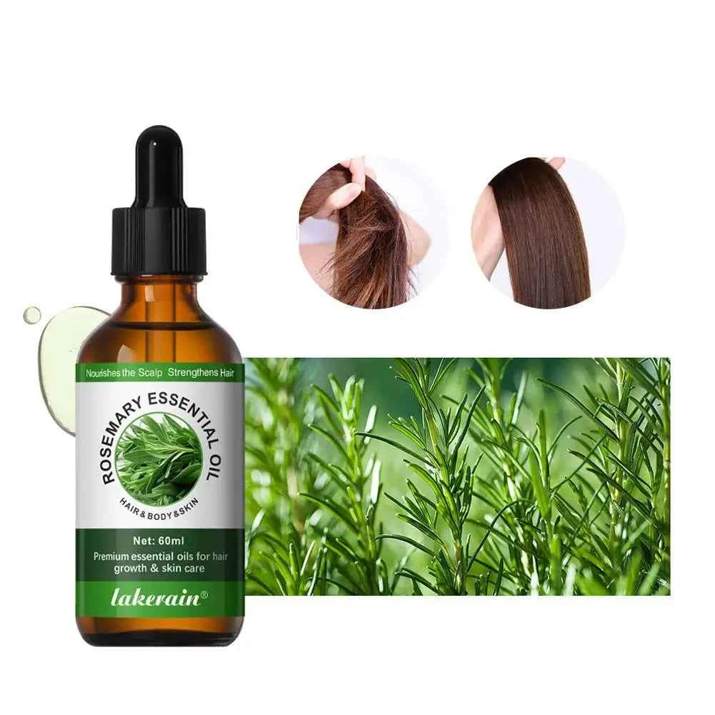 Rosemary Essential Oil Hair Care Oils Pure Natural 30ml/60ml Hair Essential Oils For Nourish Shiny Hair Healthy Care - NamafadStore