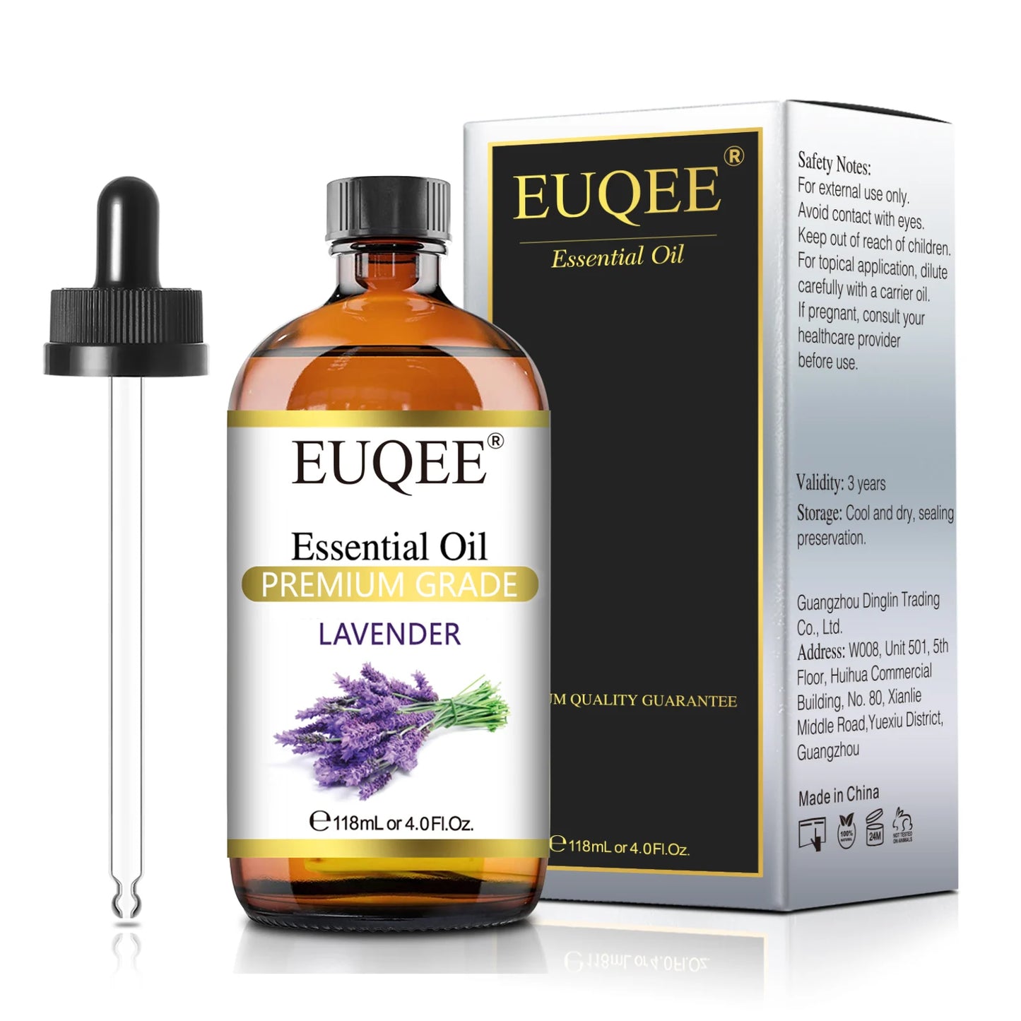 EUQEE 4 Fl Oz Essential Oils for Aromatherapy Humidifiers Aromatic Diffuser Making Scents Candle Handmade Soap Home Fragrance - NamafadStore