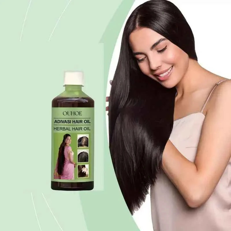 India Adivasi Herbal Hair Oil Fast  Repair Damaged Thicken Hair Deep Cleansing Scalp Nourishing Strengthening Hair Care Products