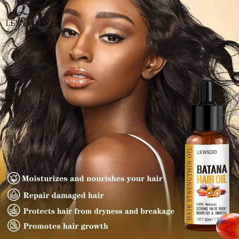 Pure Batana Hair Care Oil Thickening Spray Batana Hair Growth Spray 30ml Moisturizing Strengthens Hair Prevents Hair Loss Mask - NamafadStore
