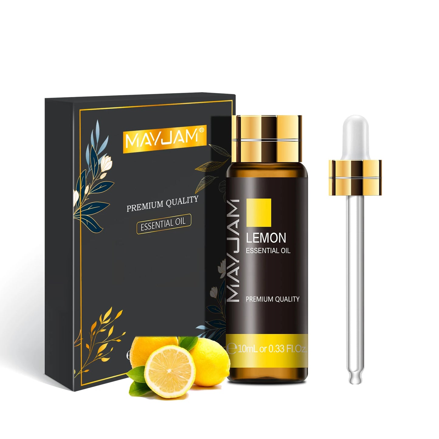 MAYJAM 10ml Pure Essential Oil Lavender Eucalyptus Vanilla Sandalwood Jasmine Bergamot Lemongrass Cinnamon Grapefruit 1pc - NamafadStore