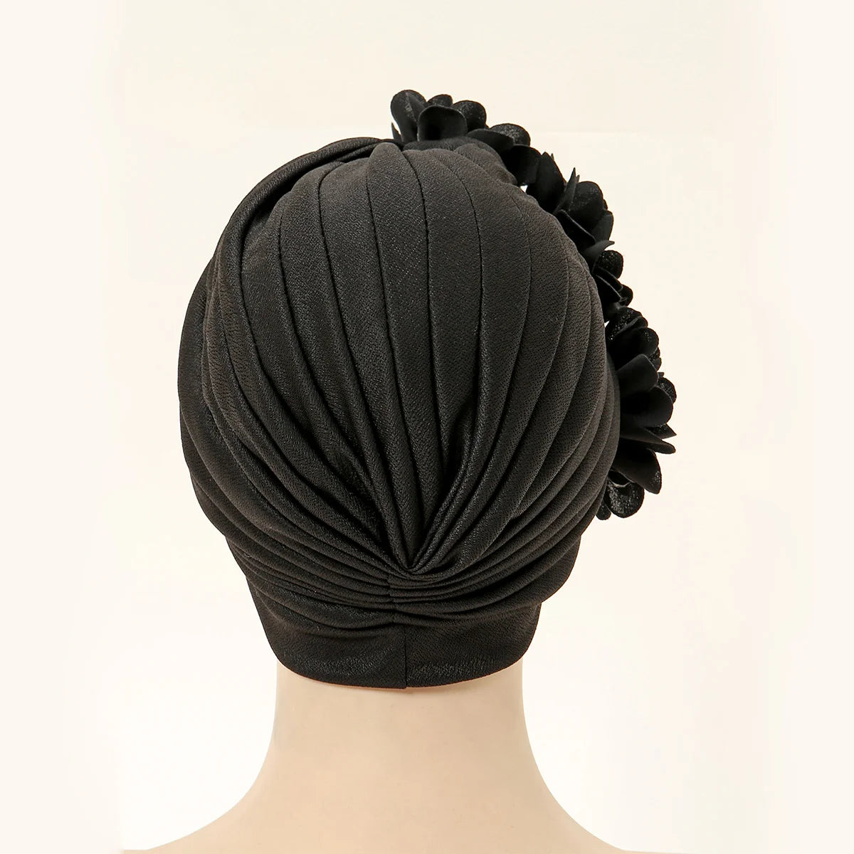 Islamic Underscarf Hijabs Hats Women Flower Headband Ladies Muslim Turban Hat Floral Head Wrap Wedding Beading Party Hijabs - NamafadStore