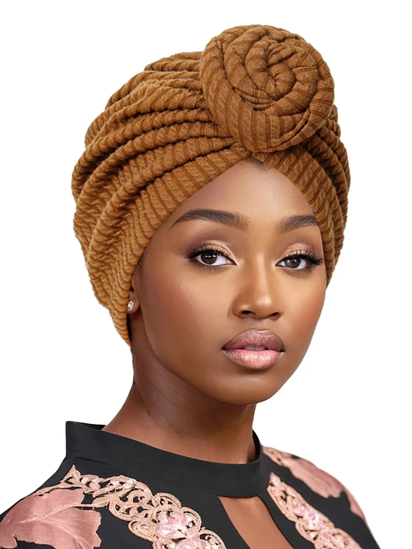 Fashion Women Turban Hijab Hats African Head Wraps Soft Elastic Muslim Hats Breathable Chemo Cap For Women Girls - NamafadStore