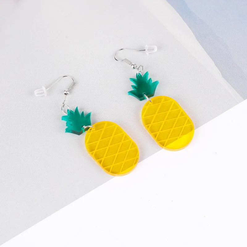Earrings For Women Girls Cute Foods Hamburg Pizza Chicken Leg Candy Bottle Handmade Candy Kids Funny Resin