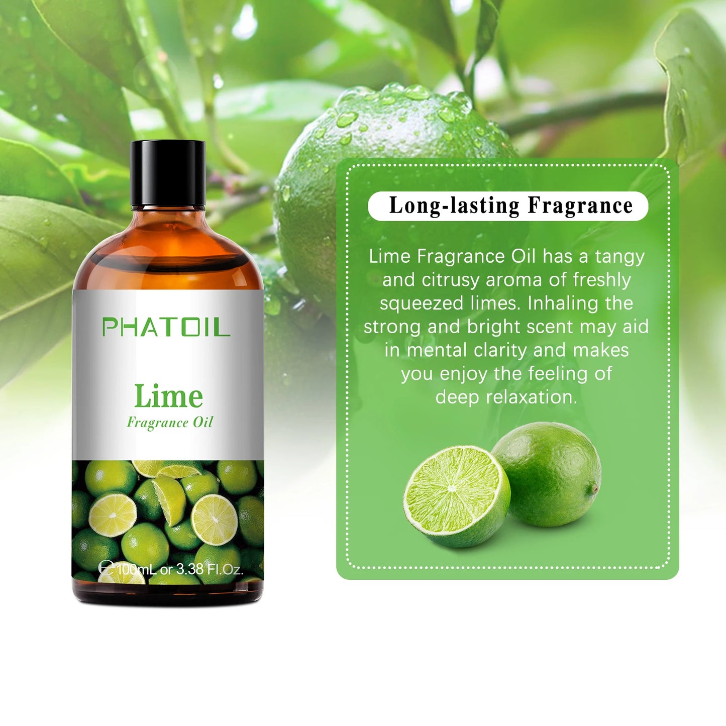 PHATOIL 100ml Aromatherapy Fragrance Oil Coconut & Vanilla Strawberry Cherry Lemon Papaya Aroma Oils For Diffuser Candle Making - NamafadStore