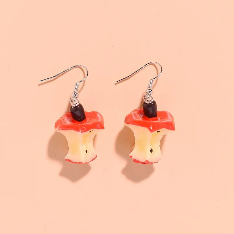 1 Pair Colored 3D Donut Food Drop Earrings For Women Kid Gift Fashion Creative Funny Kawaii Cake Charms Dangle Earrings Jewelry