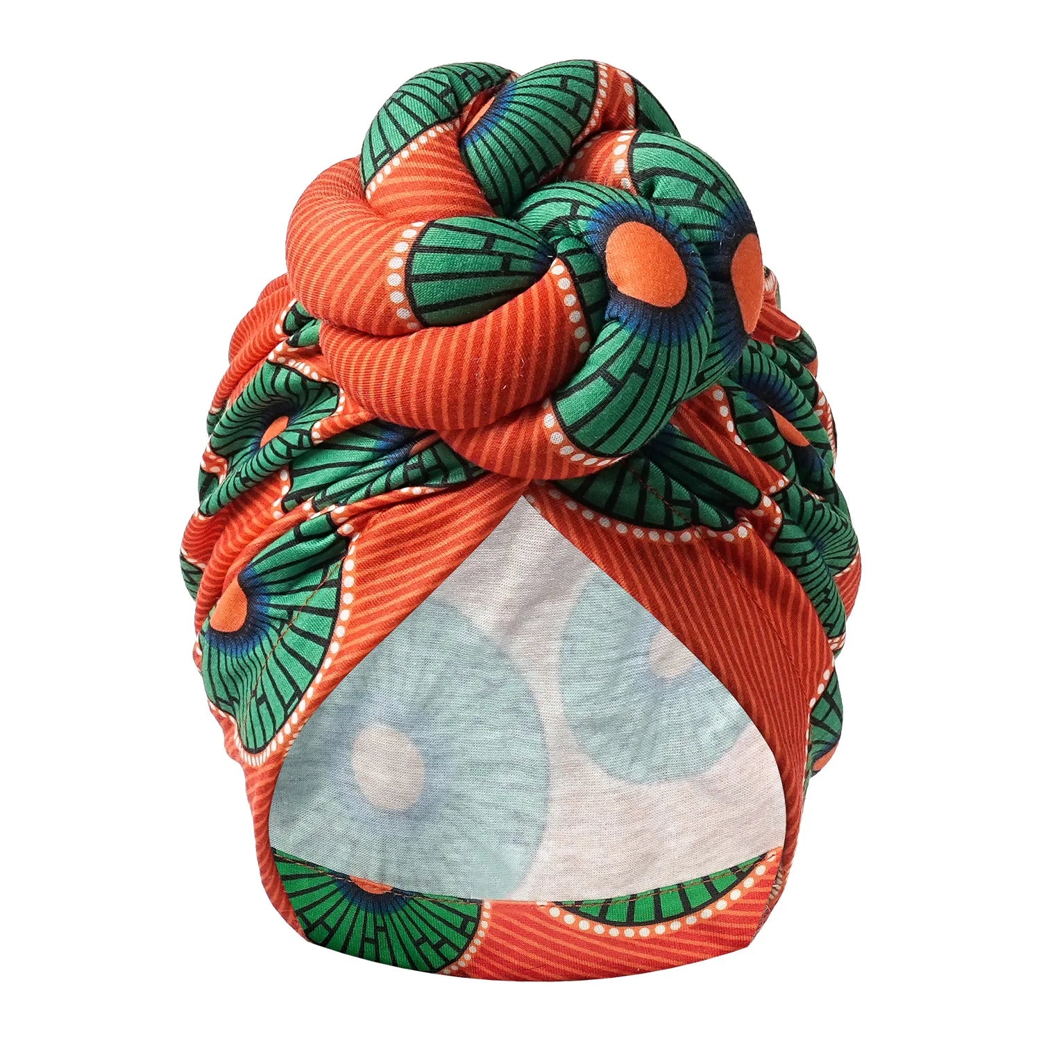 Pre-made Knot Turban, African Print Head Bonnet For Women's, Party Headwear - NamafadStore