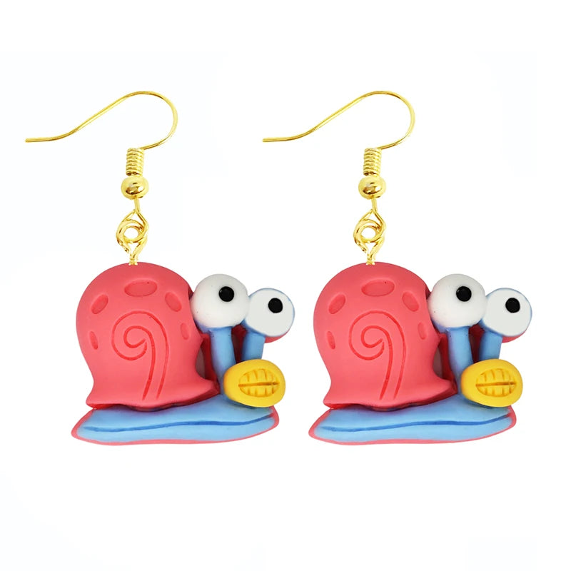 Earring For Women Resin Drop Funny Custom Cute Girls Gift Eardrop Kids Animal Duck Rabbit Flamingo Bird Jellyfish Cat