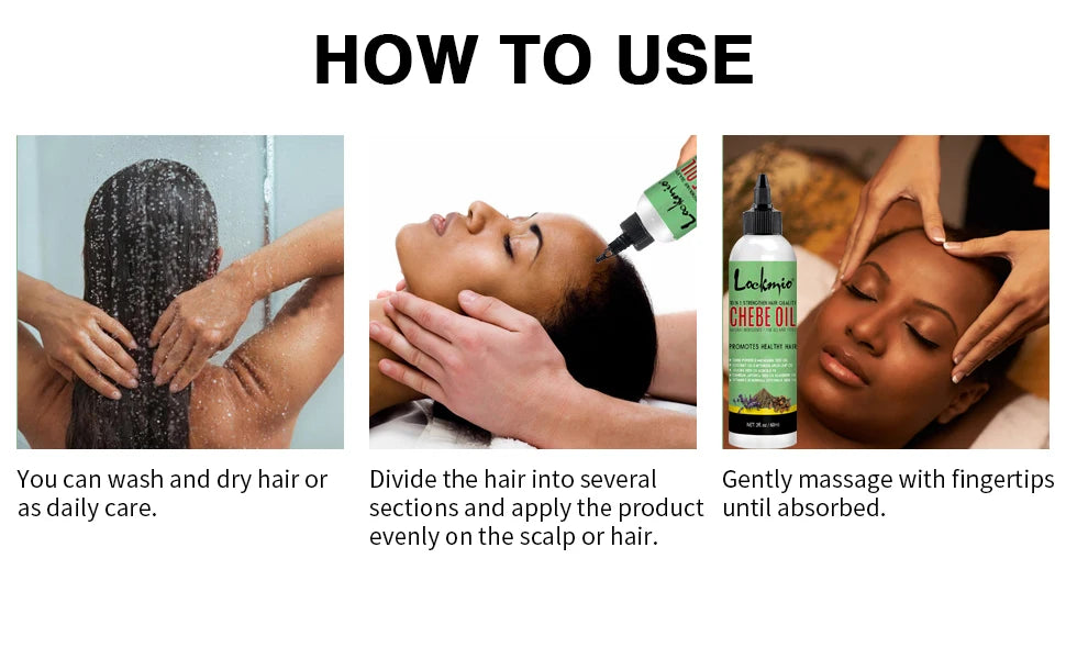 3pcs/set Hair Care Products for Women Moisturize Nourish Rosemary Oil Natural Batana Oil & Chebe Serum Anti-frizz Treatment Hair - NamafadStore