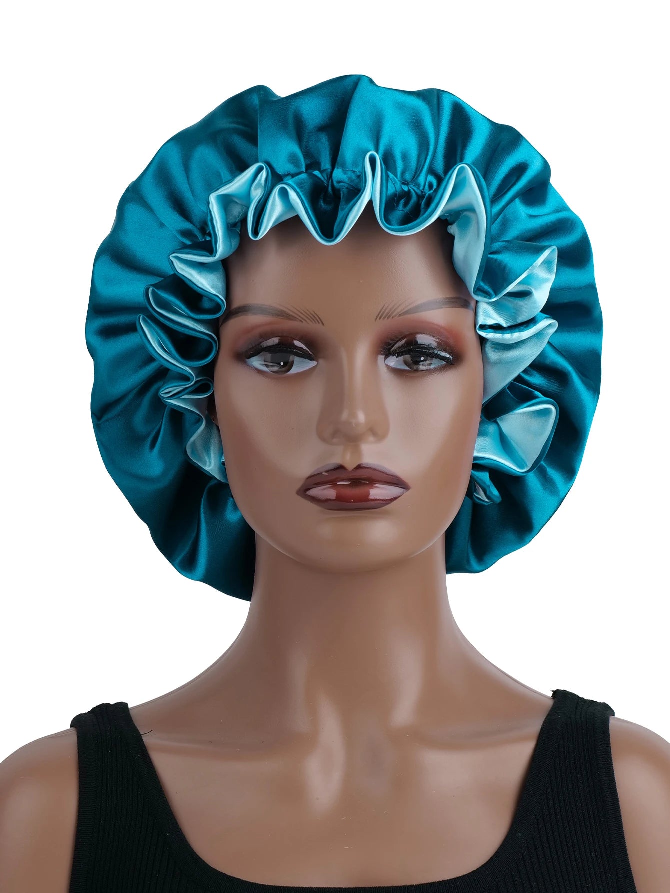 Double-Layered LaceCaps, Hair Bonnet, Can Be Worn on Both Sides, All Men and Women Can Wear It, 1Pc