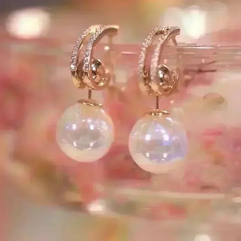 Exquisite Yellow Zircon Lemon Earrings For Women Fashion Personalized Daily Accessory Party Jewelry Birthday Anniversary Gifts