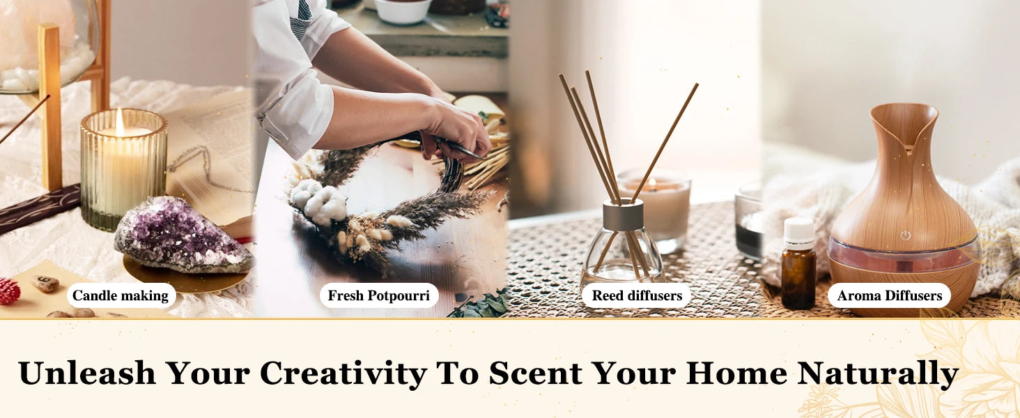 EUQEE 10ml Pure Essential Oil Peppermint Palo Santo Bergamot Eucalyptus Lavender Cinnamon Cedarwood Aromatherapy Essential Oils - NamafadStore