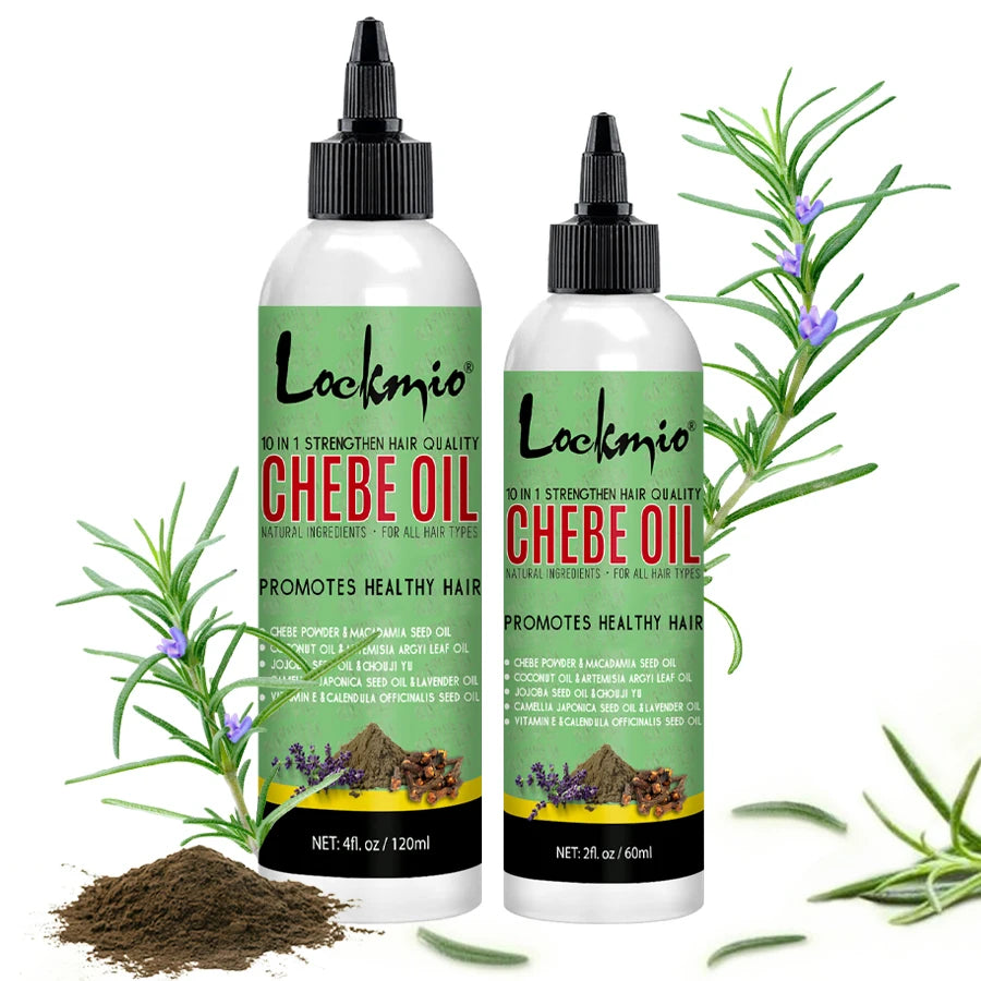 LOCKMIO Chebe Hair Oil for Scalp Soothing Nourishing Roots Hair Care Products for Men and Women Chebe Moisturizing Conditioner - NamafadStore