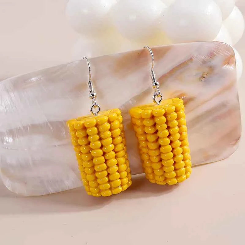 Aihua New In Fashion Women Earrings Cute Resin Food Snacks Potato Chips Earrings Handmade Party Jewelry Gifts