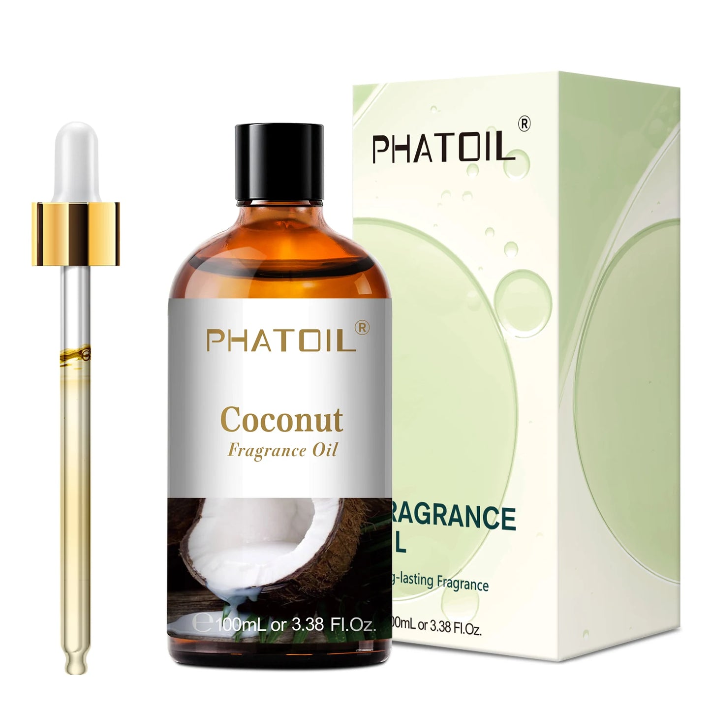 PHATOIL 100ml Aromatherapy Fragrance Oil Coconut & Vanilla Strawberry Cherry Lemon Papaya Aroma Oils For Diffuser Candle Making - NamafadStore