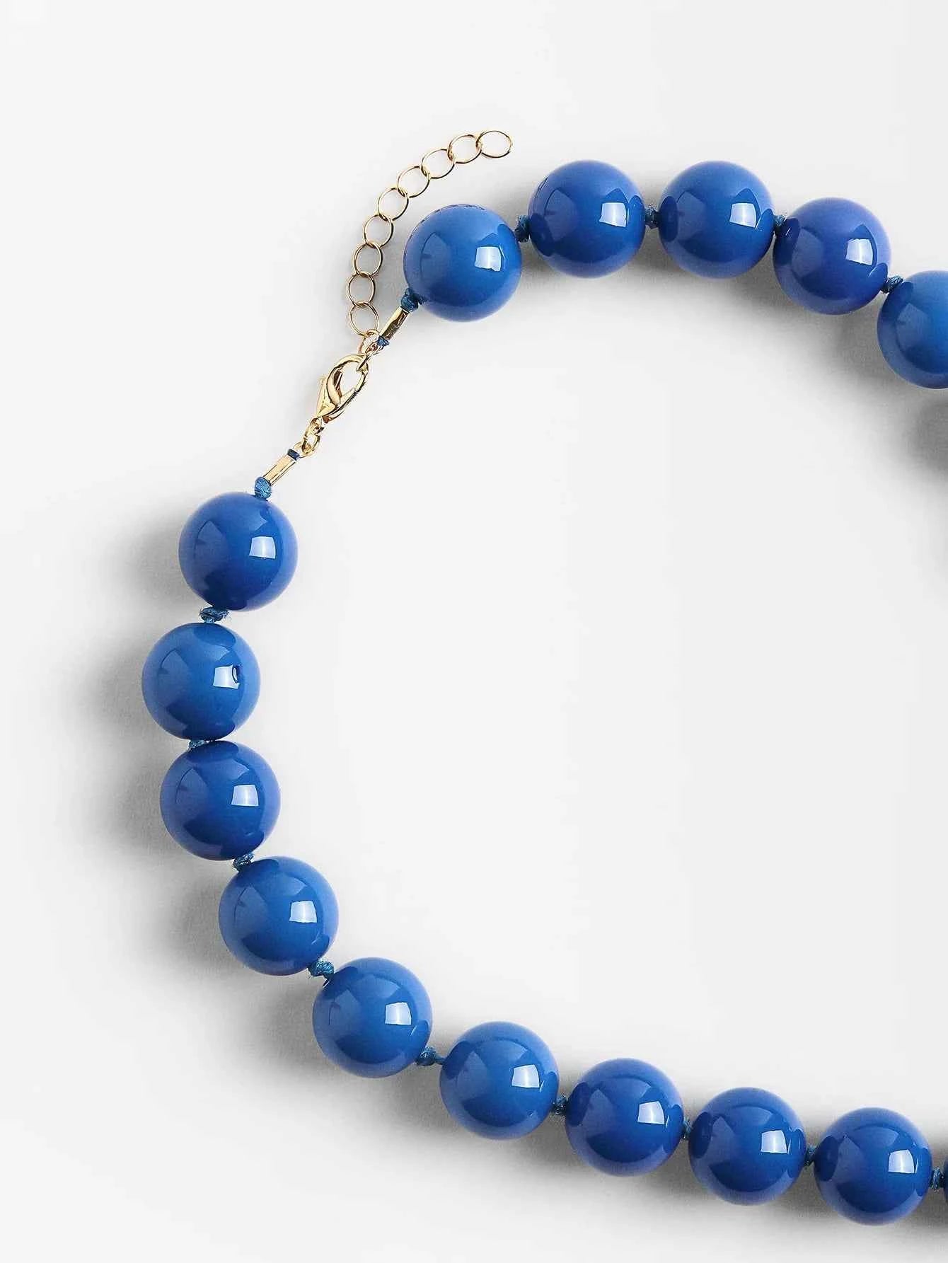 Bohemia Bead Round Colourfulne Neckalce for Women Fashion Banquet Colorful Geometric Holiday Jewelry Party Gifts