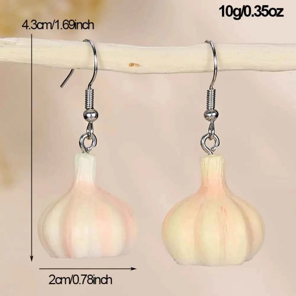 Bohemia Earrings Simulated Vegetable Dangle Earring Korean Style Broccoli Cute Earrings Lettuce, Onion Mushroom Earrings