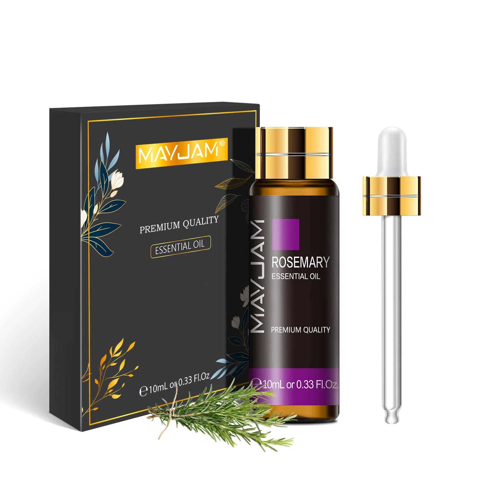 MAYJAM 10ml Pure Essential Oil Lavender Eucalyptus Vanilla Sandalwood Jasmine Bergamot Lemongrass Cinnamon Grapefruit 1pc - NamafadStore