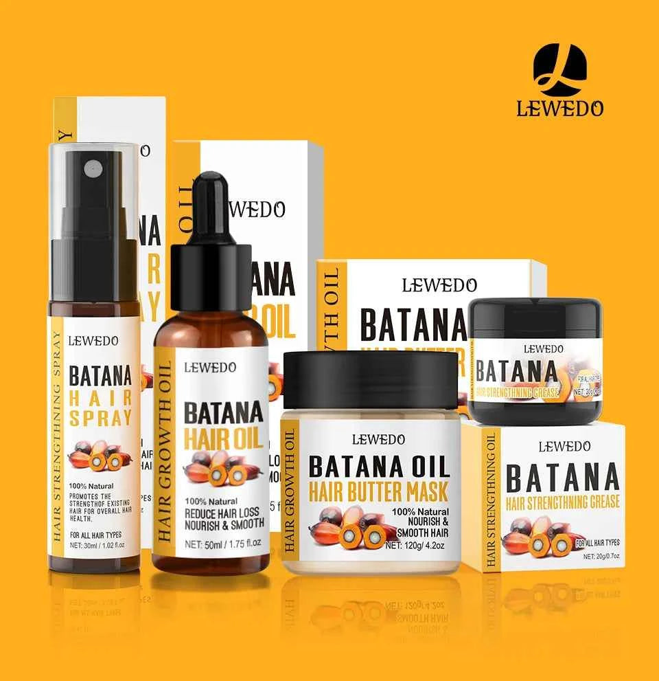 Pure Batana Hair Care Oil Thickening Spray Batana Hair Growth Spray 30ml Moisturizing Strengthens Hair Prevents Hair Loss Mask - NamafadStore