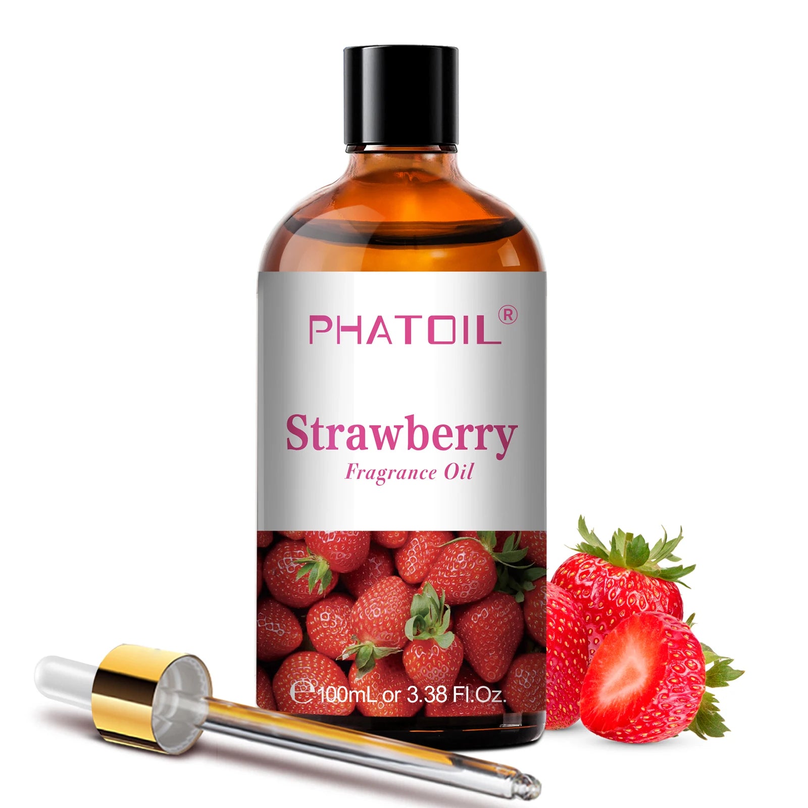 PHATOIL 100ml Aromatherapy Fragrance Oil Coconut & Vanilla Strawberry Cherry Lemon Papaya Aroma Oils For Diffuser Candle Making - NamafadStore