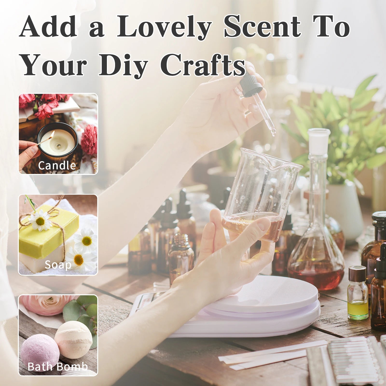 PHATOIL 100ml Aromatherapy Fragrance Oil Coconut & Vanilla Strawberry Cherry Lemon Papaya Aroma Oils For Diffuser Candle Making - NamafadStore