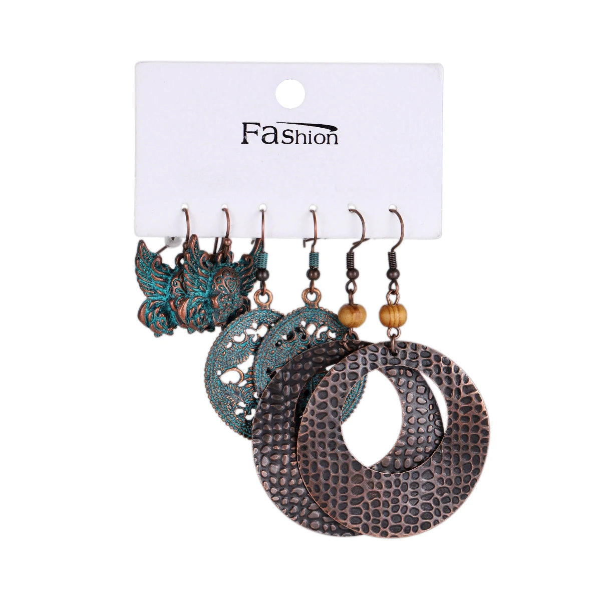 Boho Ethnic Dangle/Round Earrings For Women Vintage Fashion 2024 Earrings Sets Pendientes Earring Unusual Pendant Jewelry Female