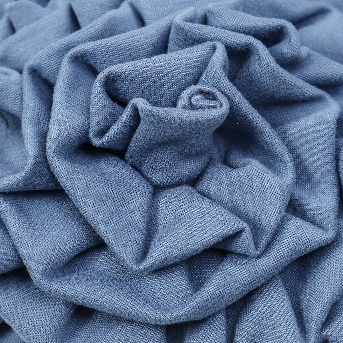 Trendy Crinkle Women's Hijab Solid Color Muslim Ladies Turban Bonnet Flower Decor Ramadan Head Wrap Head Scarf Indian Hat Mujer - NamafadStore