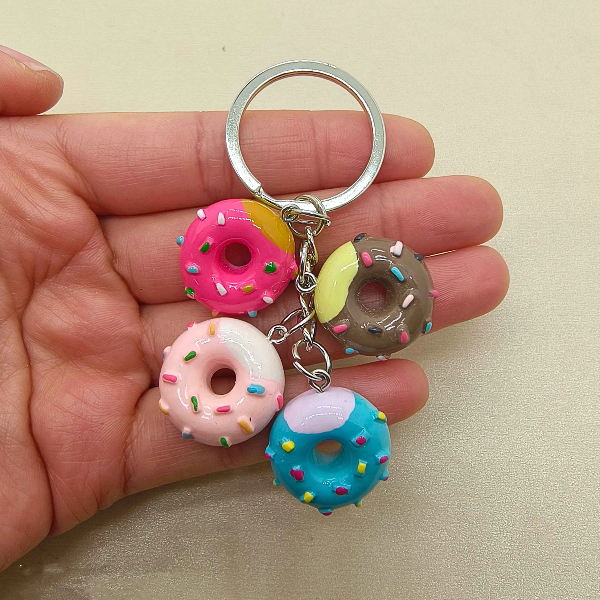 1 Pair Colored 3D Donut Food Drop Earrings For Women Kid Gift Fashion Creative Funny Kawaii Cake Charms Dangle Earrings Jewelry