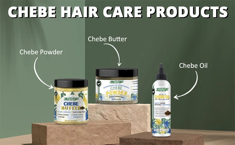 Natural African Chebe Powder for Hair Growth Moisturizing Essence Scalp Care Butter Treatment Repair Damaged Anti Loss Oil Serum - NamafadStore