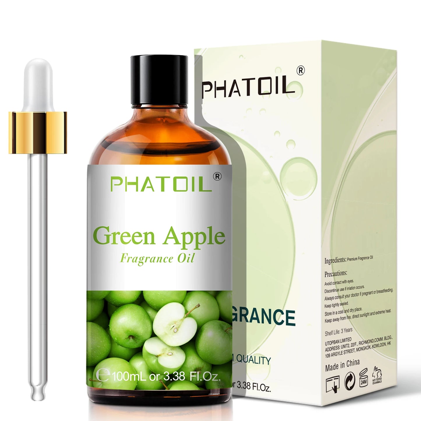 PHATOIL 100ml Sweet Fruity Fragrance Oil for Diffuser Candles Making -Coconut & Vanilla Strawberry Lemon Peach Pear Aroma Oil - NamafadStore