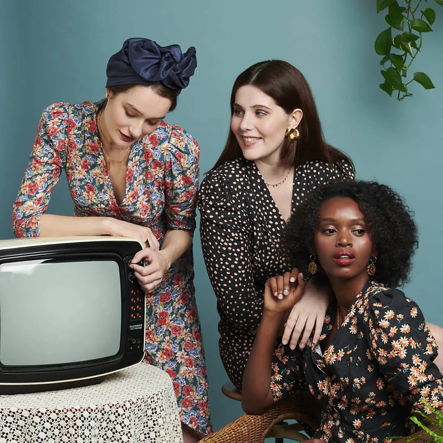 2023 French Vintage Twist Turban Hat Fashion Female Cotton Bandana Headband Women's Hair Cover Cap Floral Print Lady Head Wraps - NamafadStore