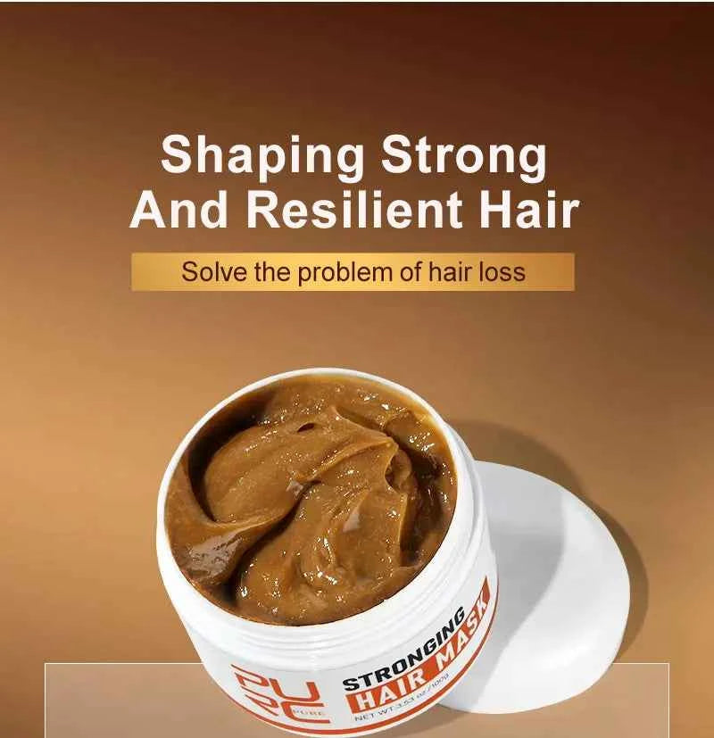 PURC Hair Mask Batana Oil Smoothing Straightening Repair Damaged Hair Anti-Frizz Nourish Shine Hair Treatment Hair Care Products