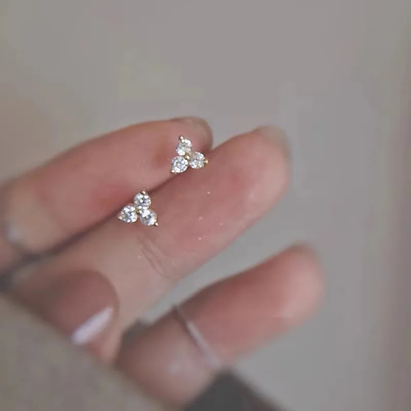 Unusual Sweet Cute Cherry Ice Cream Lollipop Stud Earrings for Women Students Personalized Fashion Party Jewelry Birthday Gifts