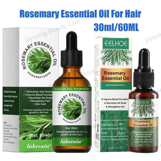 Rosemary Essential Oil Hair Care Oils Pure Natural 30ml/60ml Hair Essential Oils For Nourish Shiny Hair Healthy Care - NamafadStore
