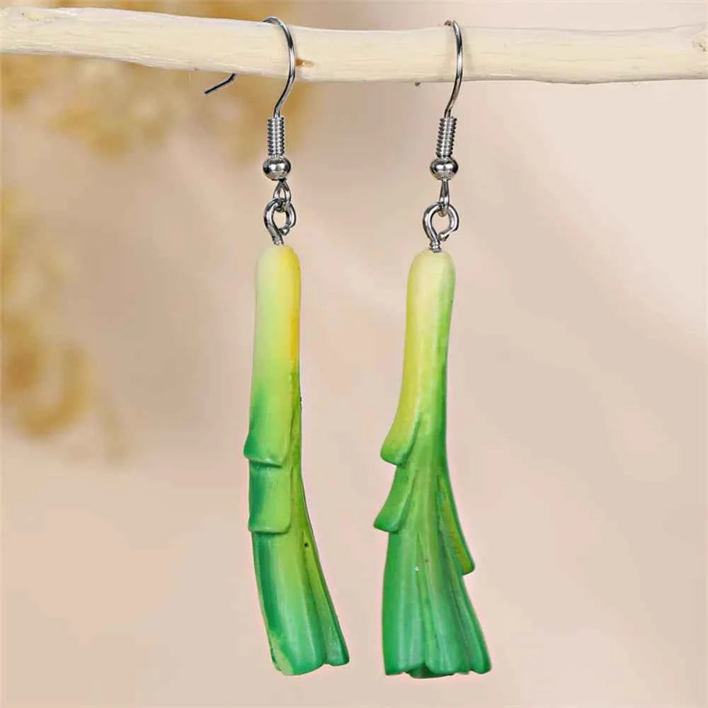 Bohemia Earrings Simulated Vegetable Dangle Earring Korean Style Broccoli Cute Earrings Lettuce, Onion Mushroom Earrings