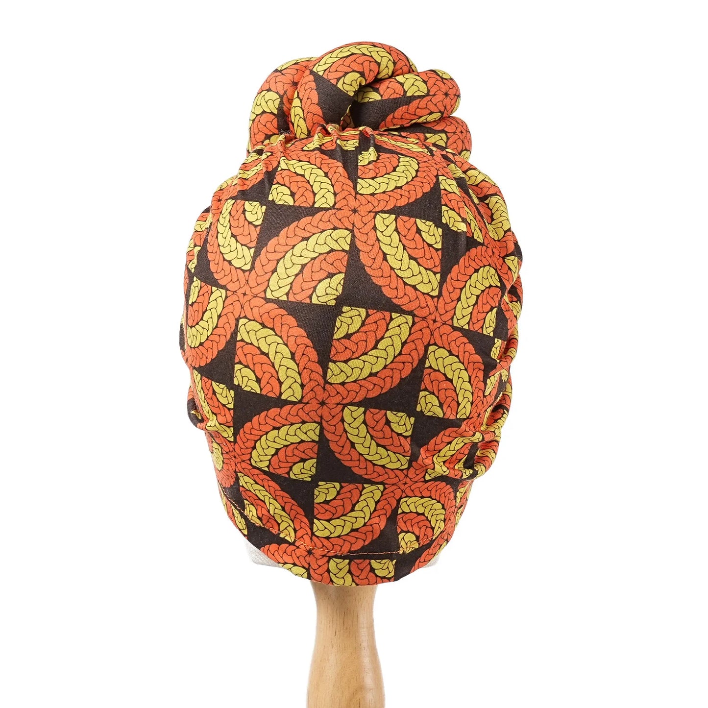 Pre-made Knot Turban, African Print Head Bonnet For Women's, Party Headwear - NamafadStore