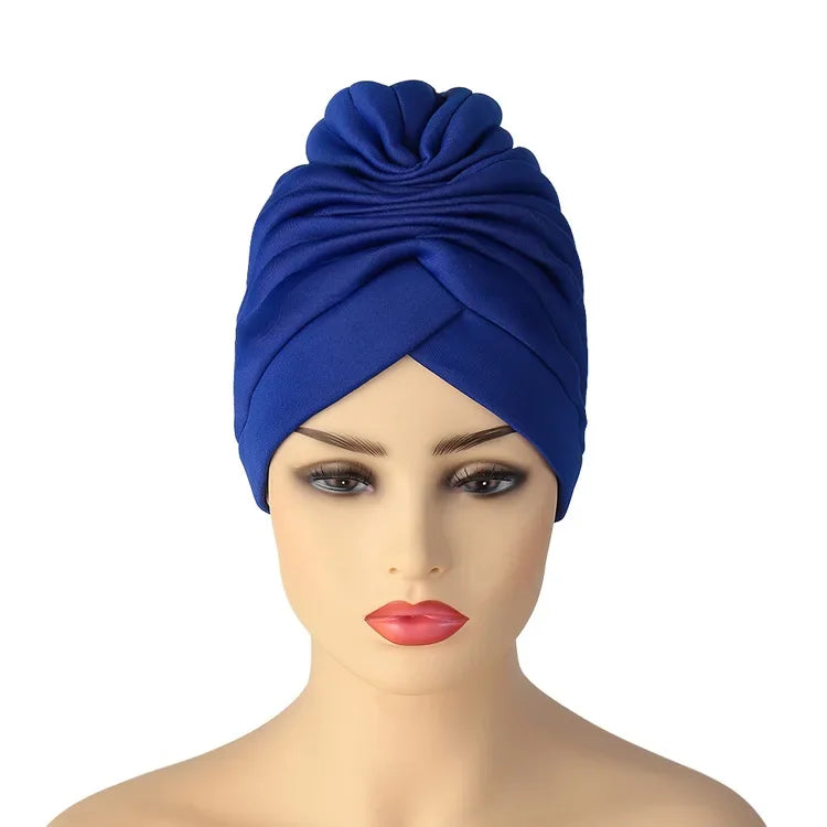 Women Braid Turbans Latest African Headtie Ladies Sequin Head Wraps African Aso Oke Winter Headtie Negerian Wedding Gele Caps - NamafadStore