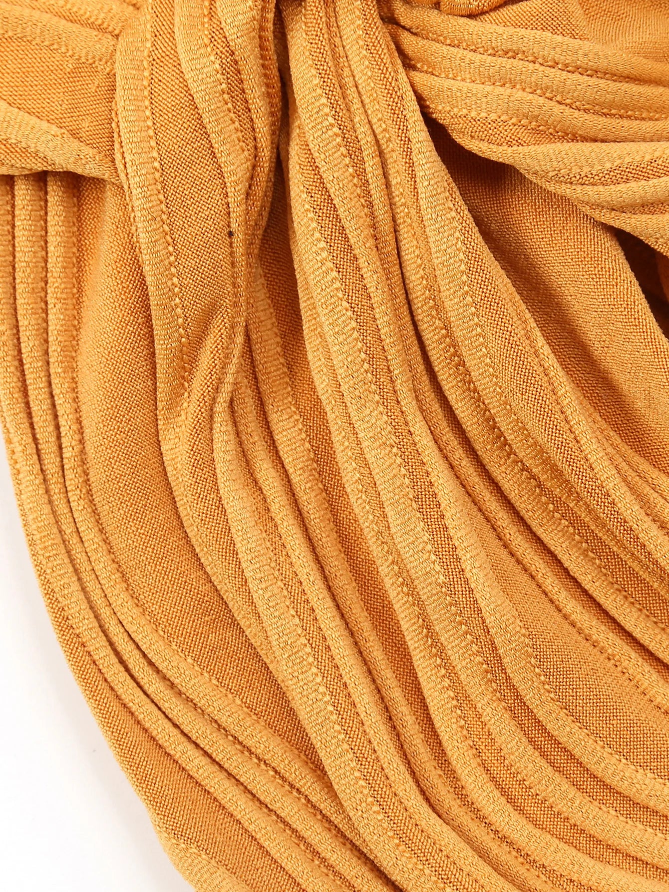 Solid Color Crinkle Muslim Hijab Caps Women's Headscarf Hat Chemo Hats Hair Care Fashion Turban Bonnet Adjustable - NamafadStore