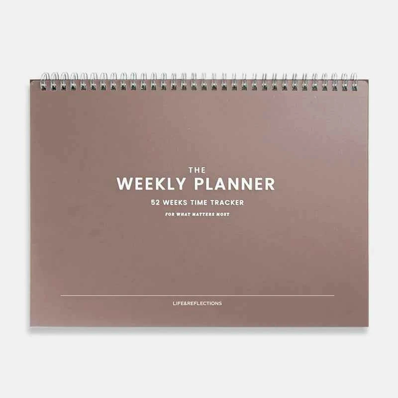 Weekly Planner 52 Weeks Time Tracker For What Matters Most To-do List Weekly Planer Task List Weekly Planners Schedule To Study