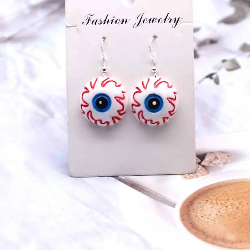 Earring For Women Resin Handmade Cute Animals Ice Cream Drinks Candy Fruits Pissa Drop Earrings Funny Gift